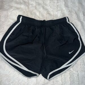 Nike Black Running Shorts with White Accents